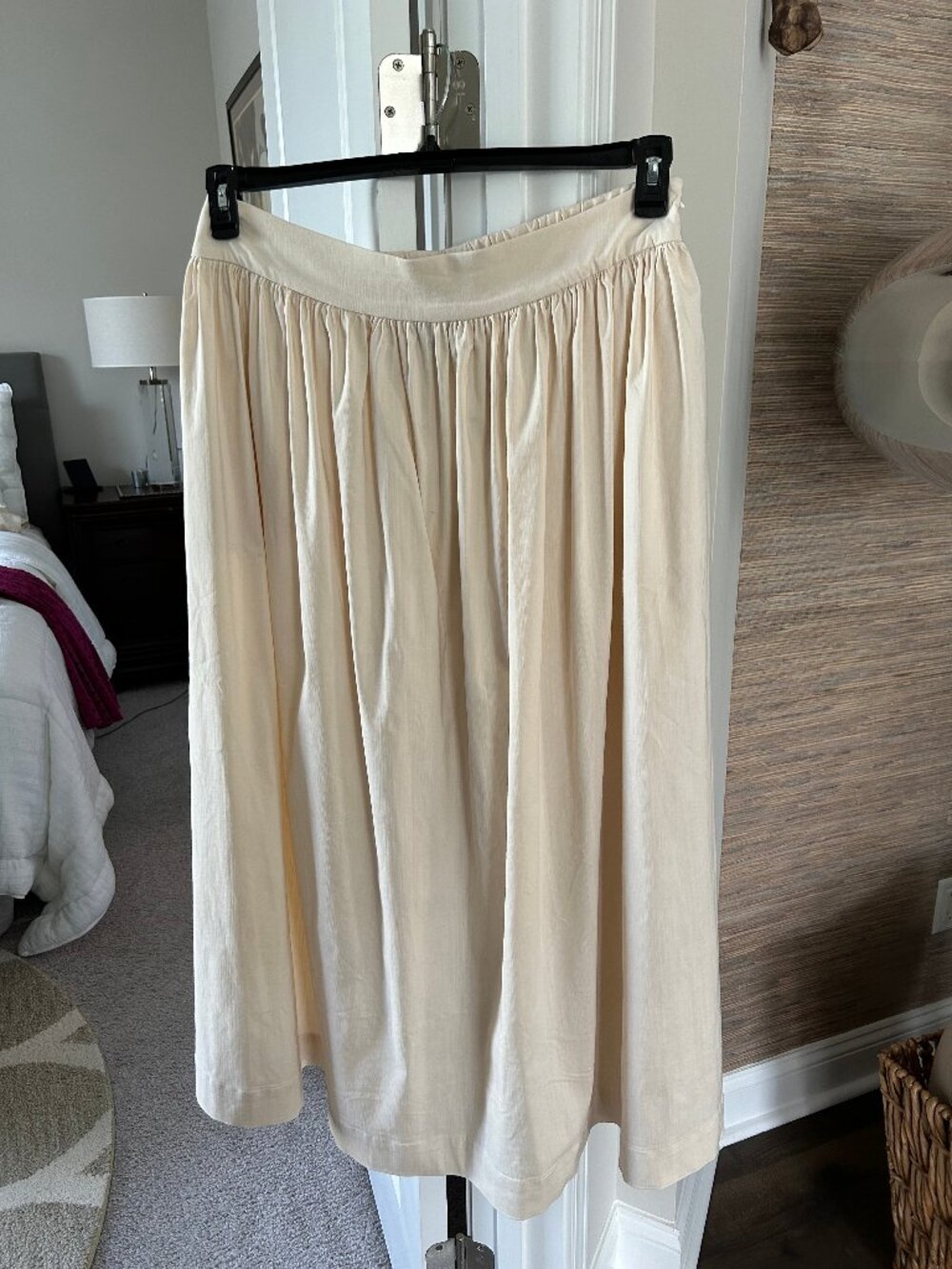 Long Cream Maxi Skirt sz 14